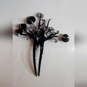 l.Erickson hair stick with rhinestones